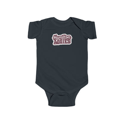 Short Sleeve Baby Bodysuit \ Hamilton Aggies \ HAG2