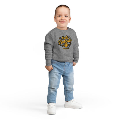 Toddler Crewneck Sweatshirt \ Phil Campbell Bobcats Basketball \ PCBBKG2