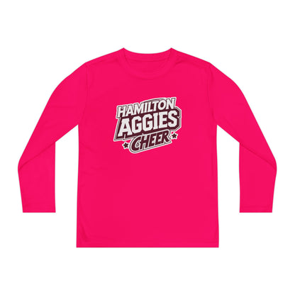 Youth Long Sleeve Tee \ Hamilton Aggies Cheer \ HAC1