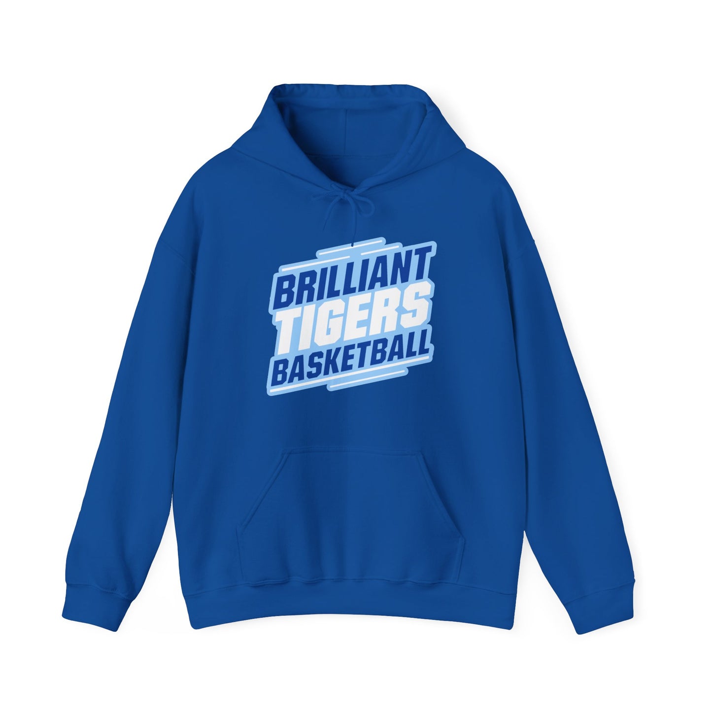 Adult Hoodie Sweatshirt \ Brilliant Tigers Basketball \ BTBK2