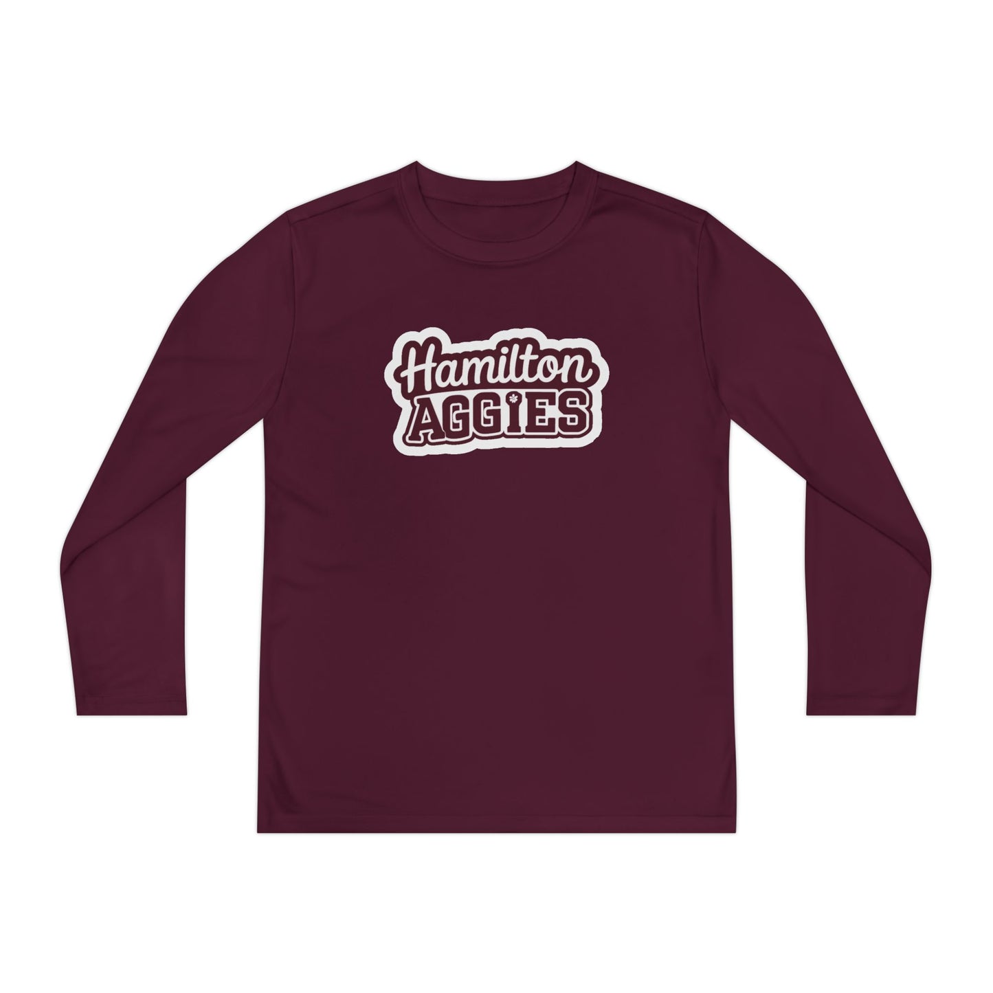 Youth Long Sleeve Tee \ Hamilton Aggies \ HAG2