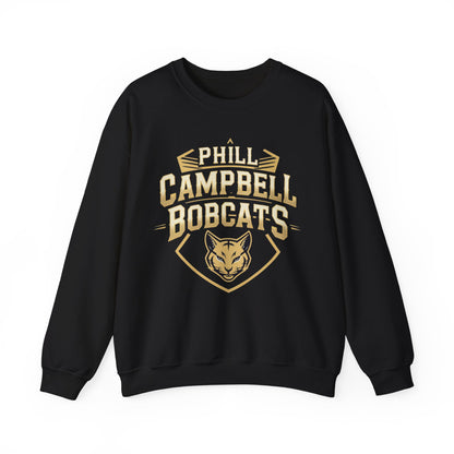 Adult Crewneck Sweatshirt \ Phill Campbell Bobcats \ PCB1