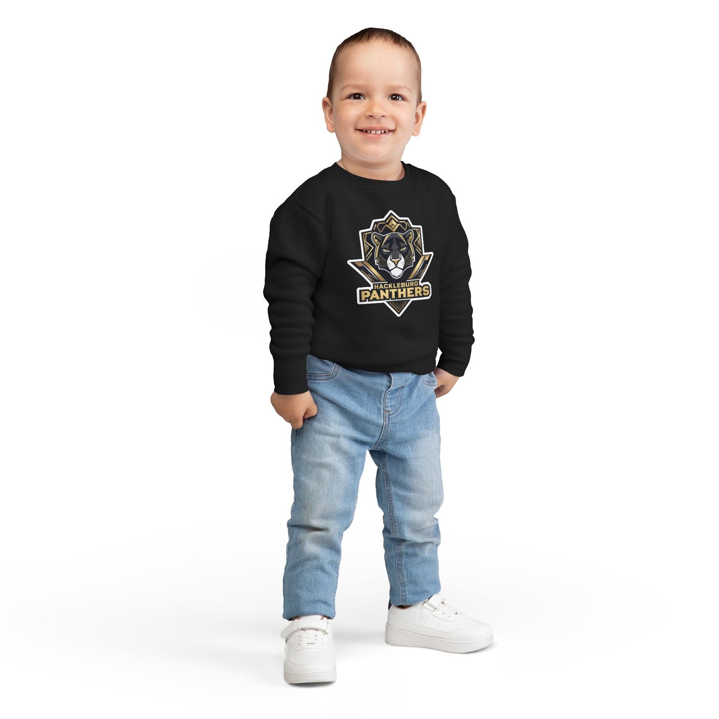 Toddler Crewneck Sweatshirt \ Hackleburg Panthers \ HP1