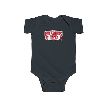 Short Sleeve Baby Bodysuit \ Marion County Red Raiders Volleyball \ MCV2