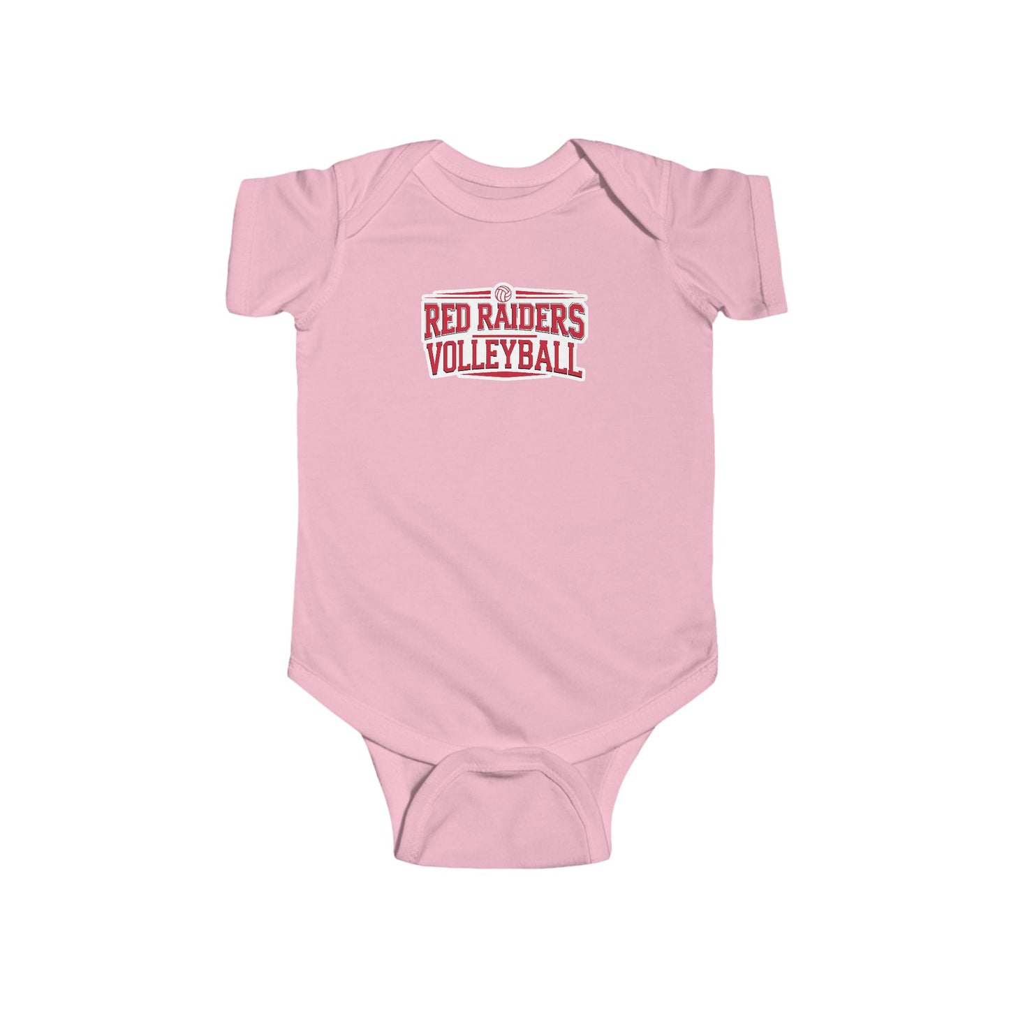 Short Sleeve Baby Bodysuit \ Marion County Red Raiders Volleyball \ MCV2