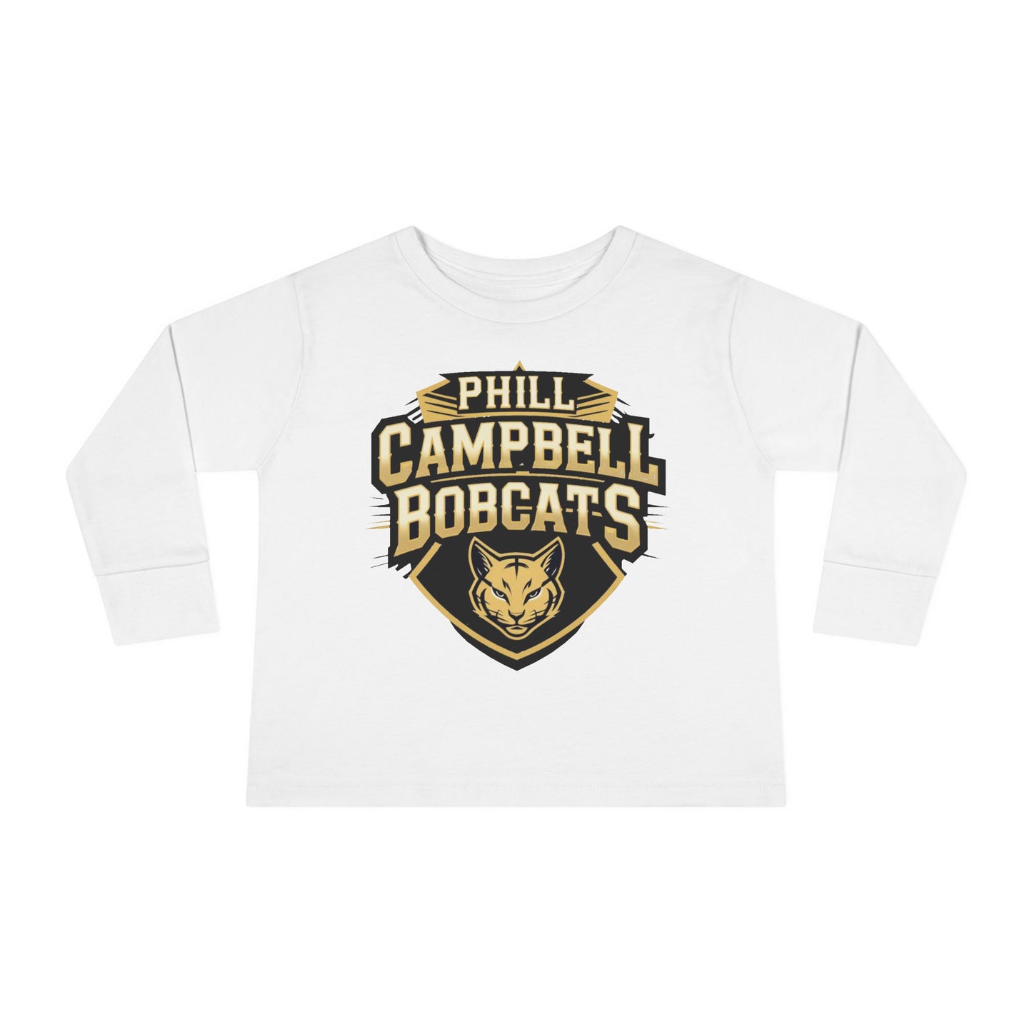 Toddler Long Sleeve Tee \ Phill Campbell Bobcats \ PCB1