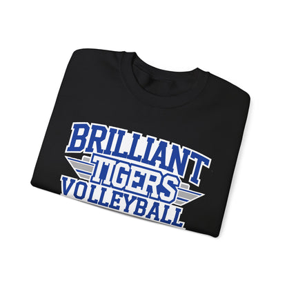Adult Crewneck Sweatshirt \ Brilliant Tigers Volleyball \ BTV2