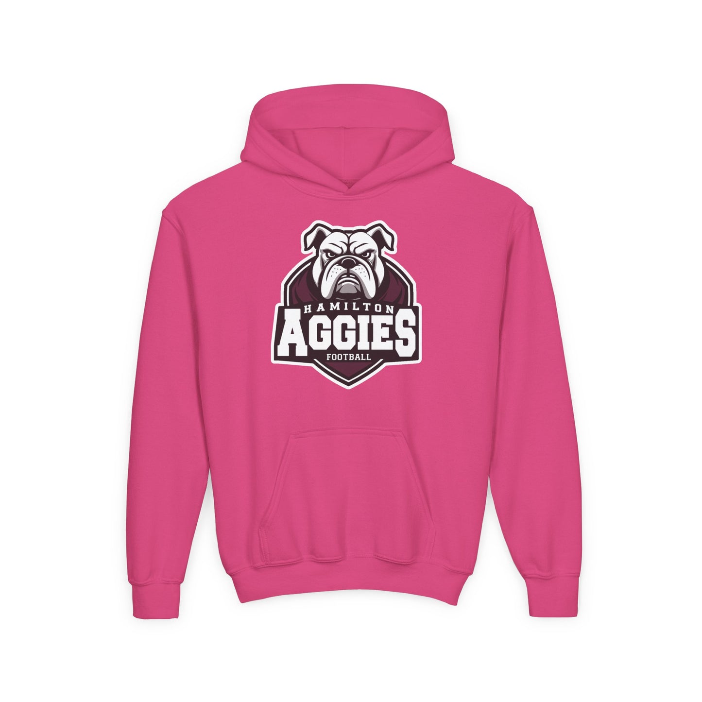 Youth Hoodie Sweatshirt \ Hamilton Aggies Football \ HAF2