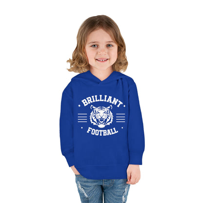 Toddler Hoodie Sweatshirt \ Brilliant Tigers Football \ BTF2