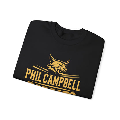 Adult Crewneck Sweatshirt \ Phil Campbell Bobcats \ PCB2