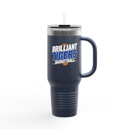 40oz Insulated Tumbler \ Brilliant Tigers Basketball \ BTBK1