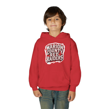 Youth Hoodie Sweatshirt \ Marion County Red Raiders \ MC1