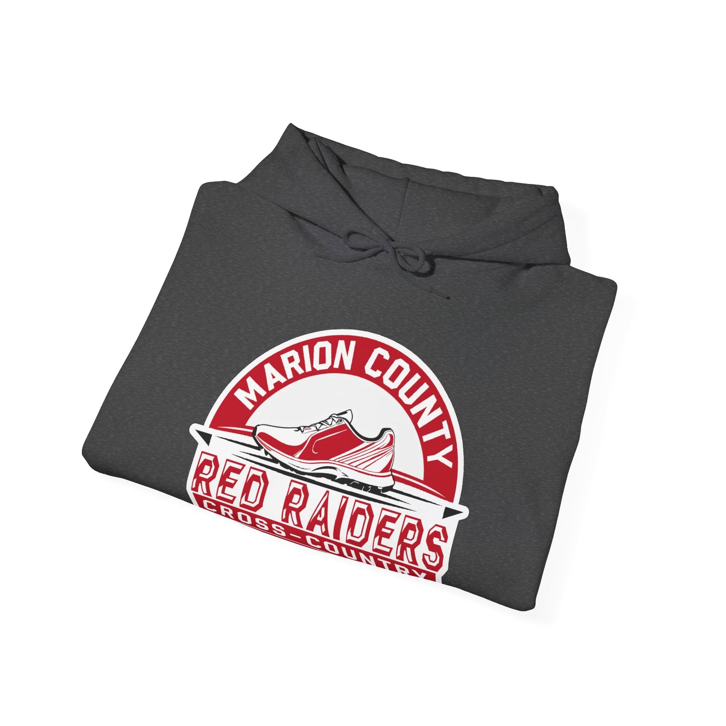 Adult Hoodie Sweatshirt \ Marion County Red Raiders Cross-Country \ MCCC1