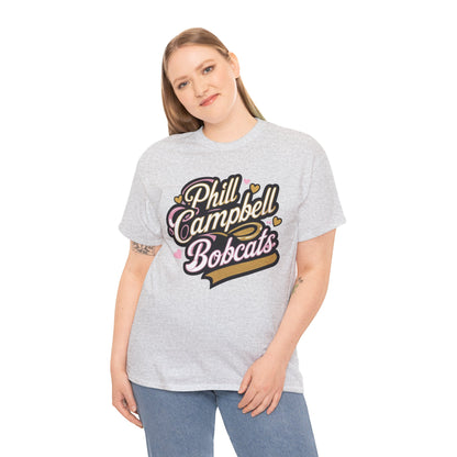 Adult Tee \ Phill Campbell Bobcats \ PCBG1