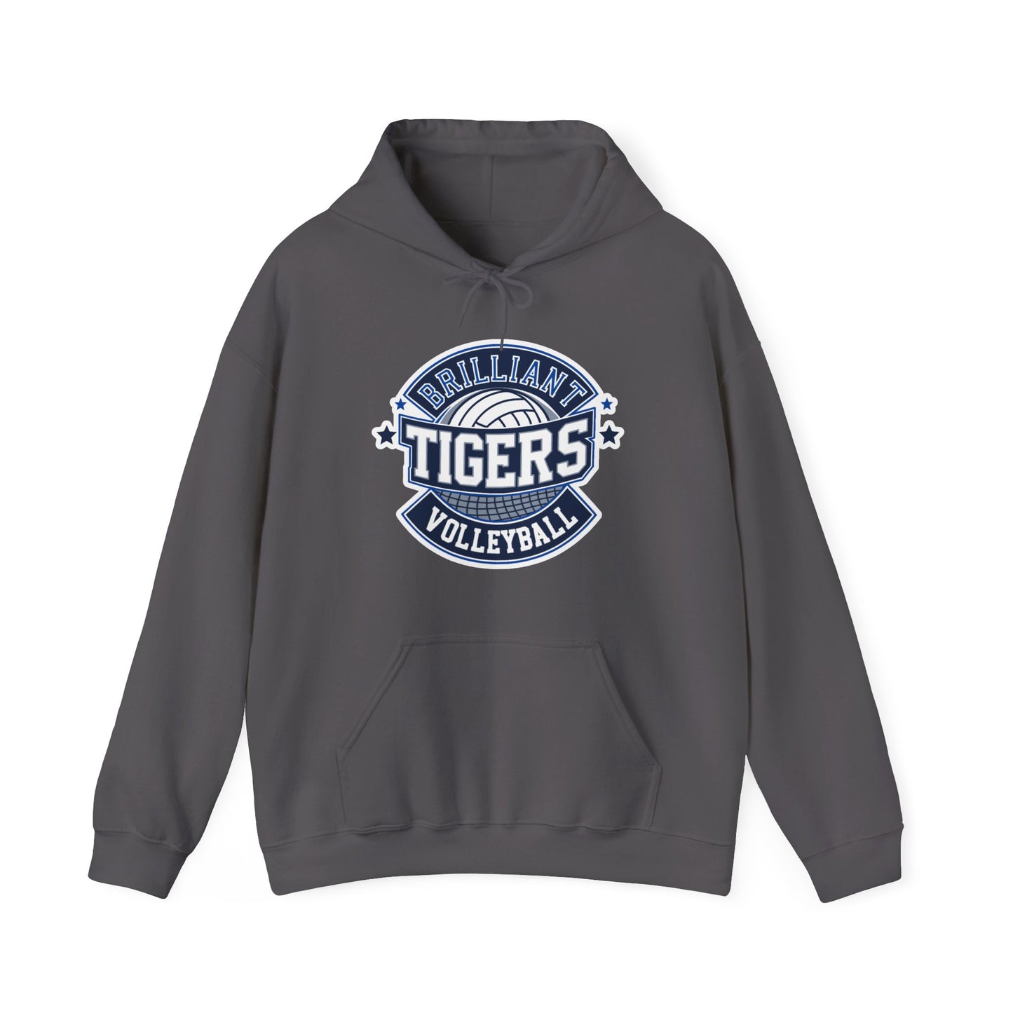 Adult Hoodie Sweatshirt \ Brilliant Tigers Volleyball \ BTV1