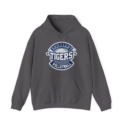 Adult Hoodie Sweatshirt \ Brilliant Tigers Volleyball \ BTV1
