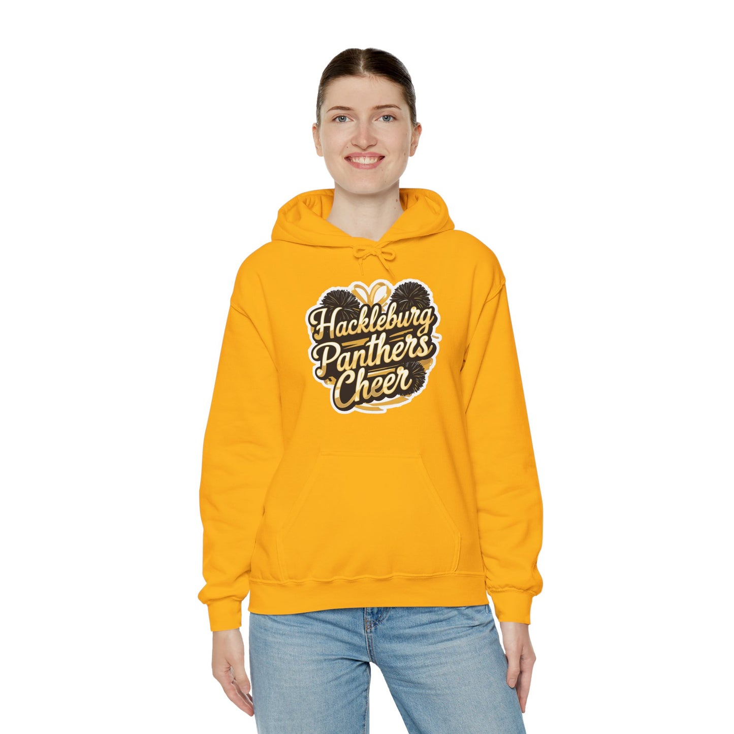 Adult Hoodie Sweatshirt \ Hackleburg Panthers Cheer \ HPC2