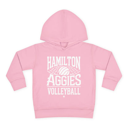 Toddler Hoodie Sweatshirt \ Hamilton Aggies Volleyball \ HAV2