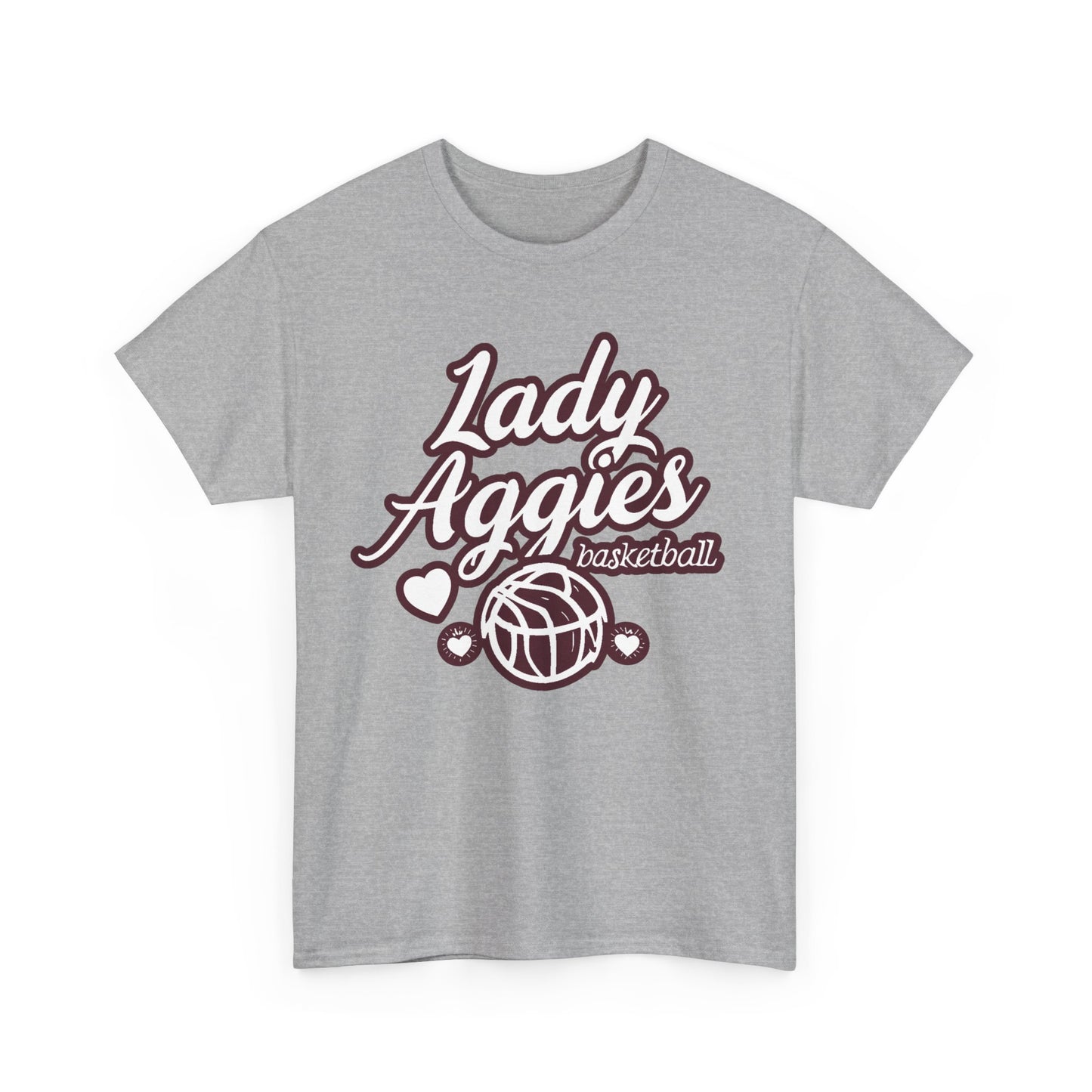 Adult Tee \ Hamilton Aggies Basketball \ HABKG2