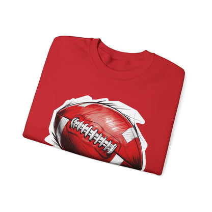 Adult Crewneck Sweatshirt \ Marion County Red Raiders Football \ MCF1