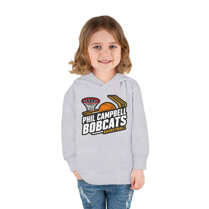 Toddler Hoodie Sweatshirt \ Phil Campbell Bobcats Basketball \ PCBBK1