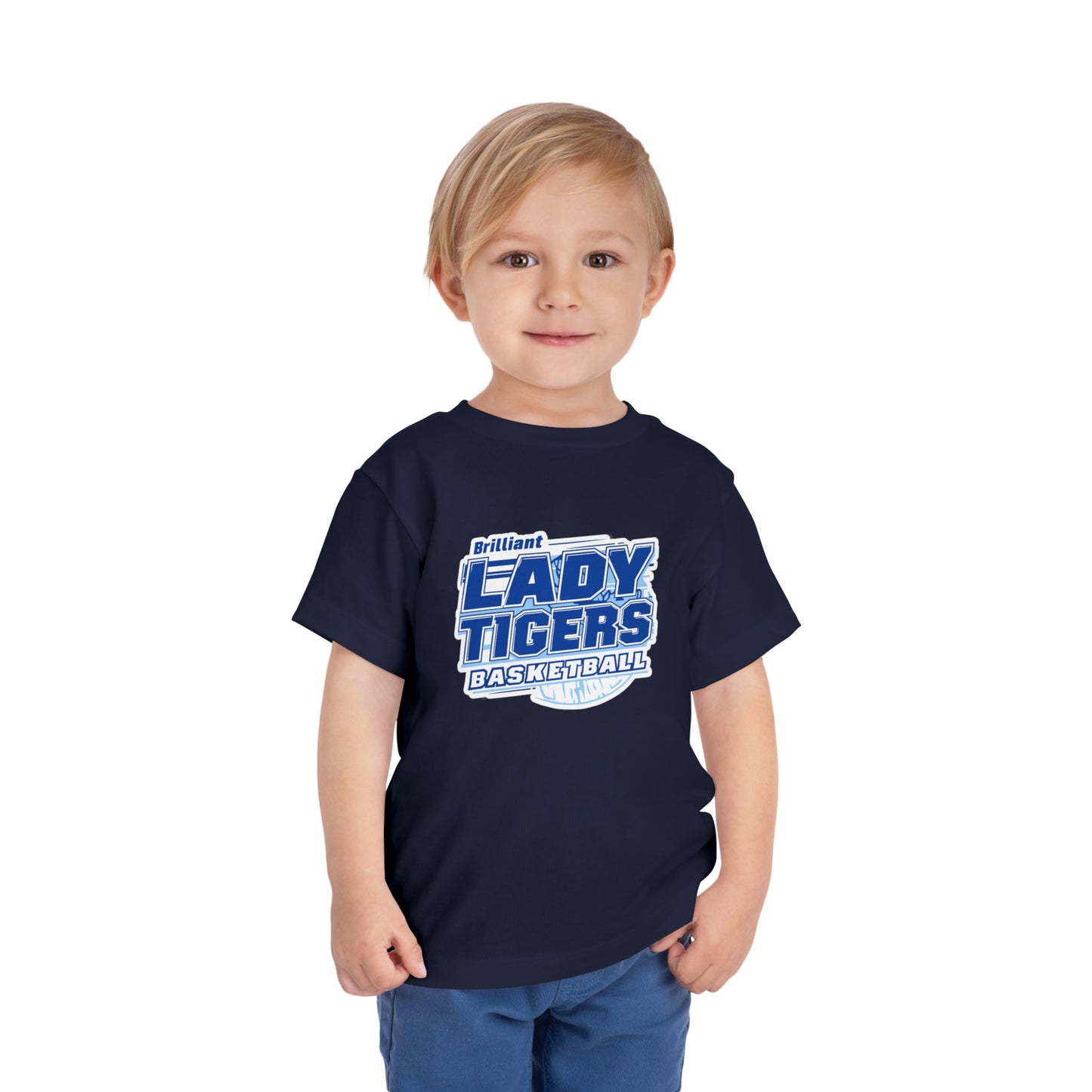Toddler Tee \ Brilliant Tigers Basketball \ BTBKG2