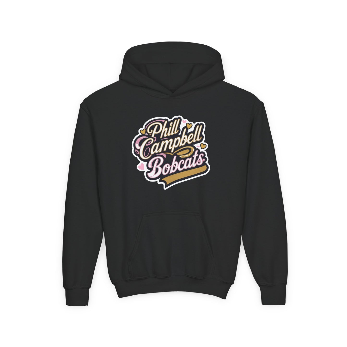 Youth Hoodie Sweatshirt \ Phill Campbell Bobcats \ PCBG1