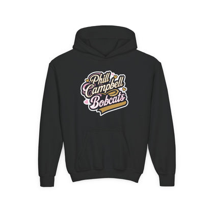 Youth Hoodie Sweatshirt \ Phill Campbell Bobcats \ PCBG1