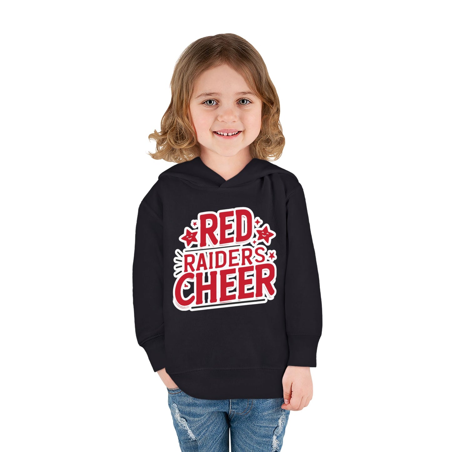 Toddler Hoodie Sweatshirt \ Marion County Red Raiders Cheer \ MCC2