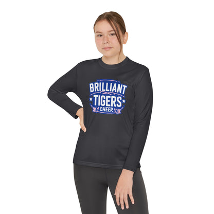 Youth Long Sleeve Tee \ Brilliant Tigers Cheer \ BTC2