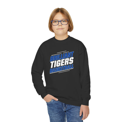 Youth Crewneck Sweatshirt \ Brilliant Tigers Basketball \ BTBK2