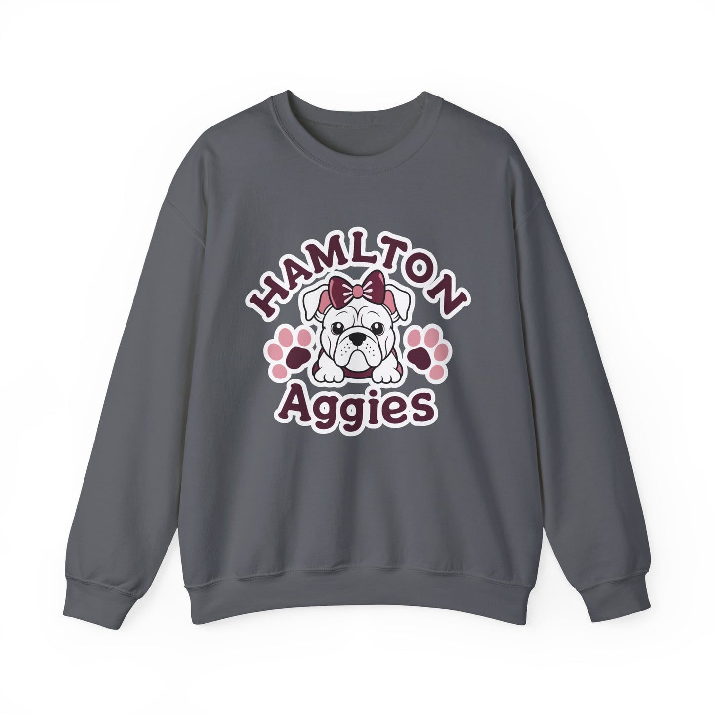 Adult Crewneck Sweatshirt \ Hamilton Aggies \ HAG3