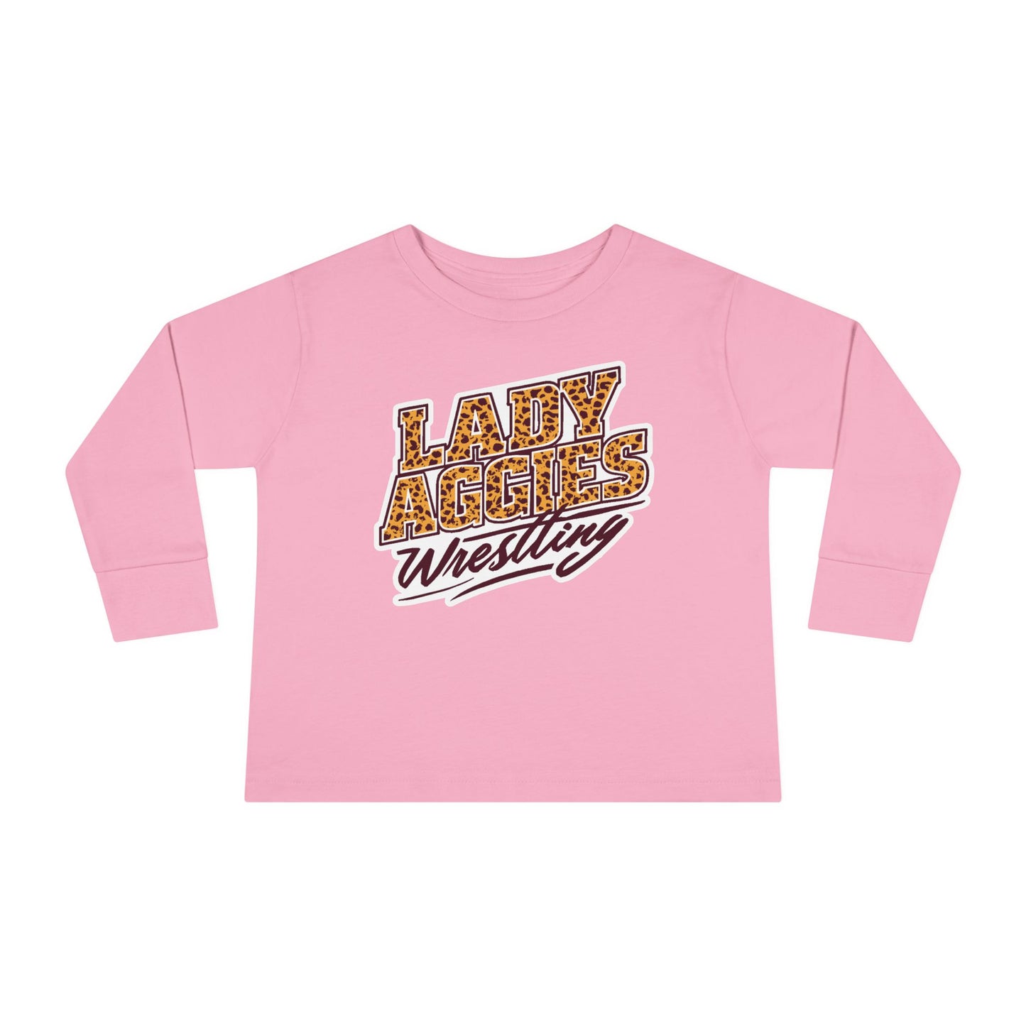 Toddler Long Sleeve Tee \ Hamilton Aggies Wrestling \ HAWG3