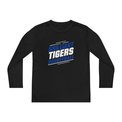 Youth Long Sleeve Tee \ Brilliant Tigers Basketball \ BTBK2