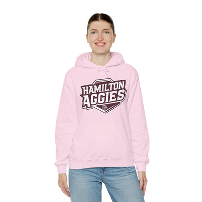 Adult Hoodie Sweatshirt \ Hamilton Aggies \ HA1