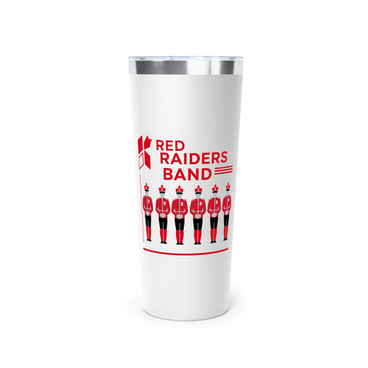 22oz Copper Insulated Tumbler \ Marion County Red Raiders Band \ MCB1