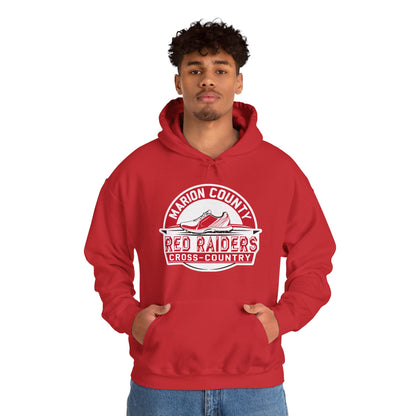 Adult Hoodie Sweatshirt \ Marion County Red Raiders Cross-Country \ MCCC1