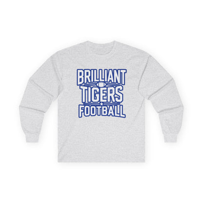 Adult Long Sleeve Tee \ Brilliant Tigers Football \ BTF1