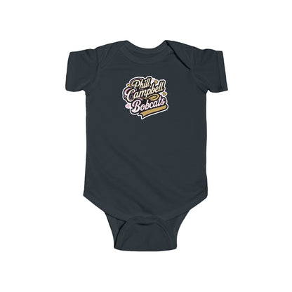 Short Sleeve Baby Bodysuit \ Phill Campbell Bobcats \ PCBG1