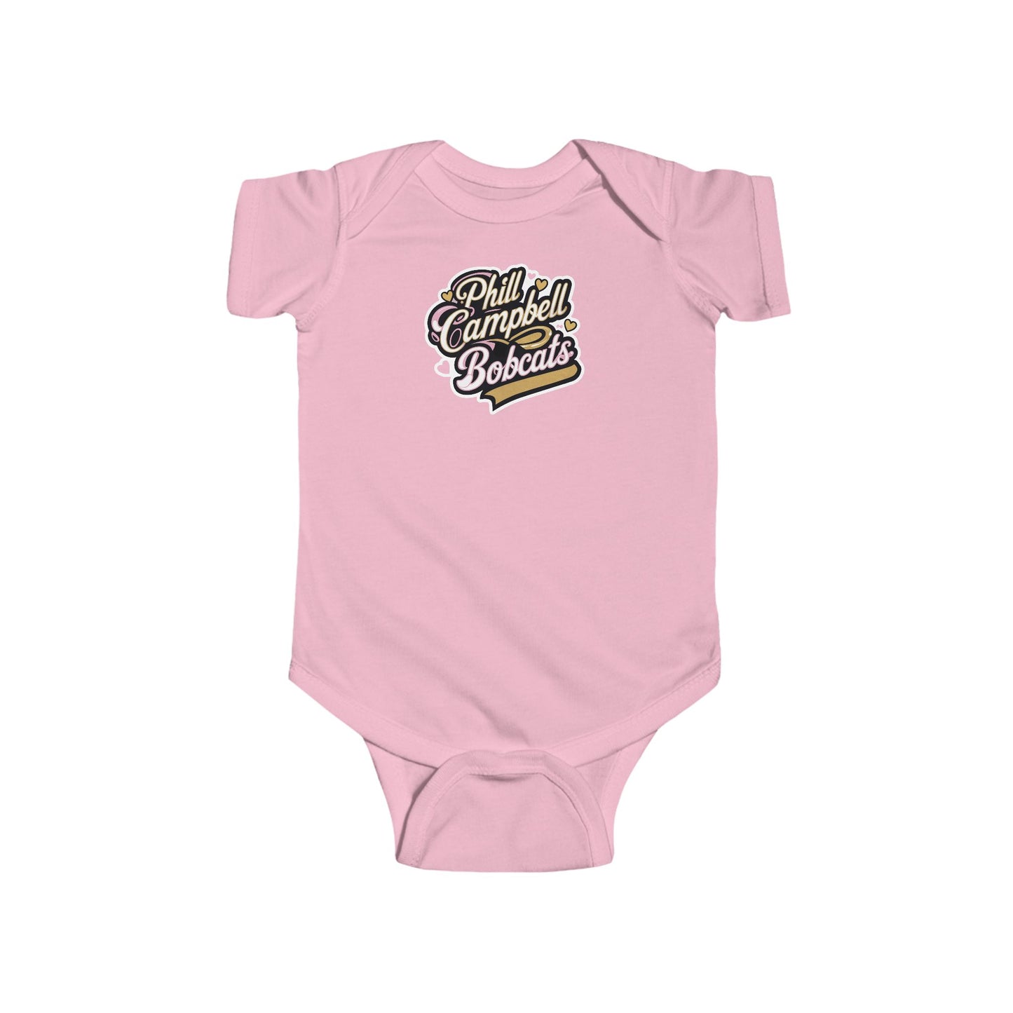 Short Sleeve Baby Bodysuit \ Phill Campbell Bobcats \ PCBG1