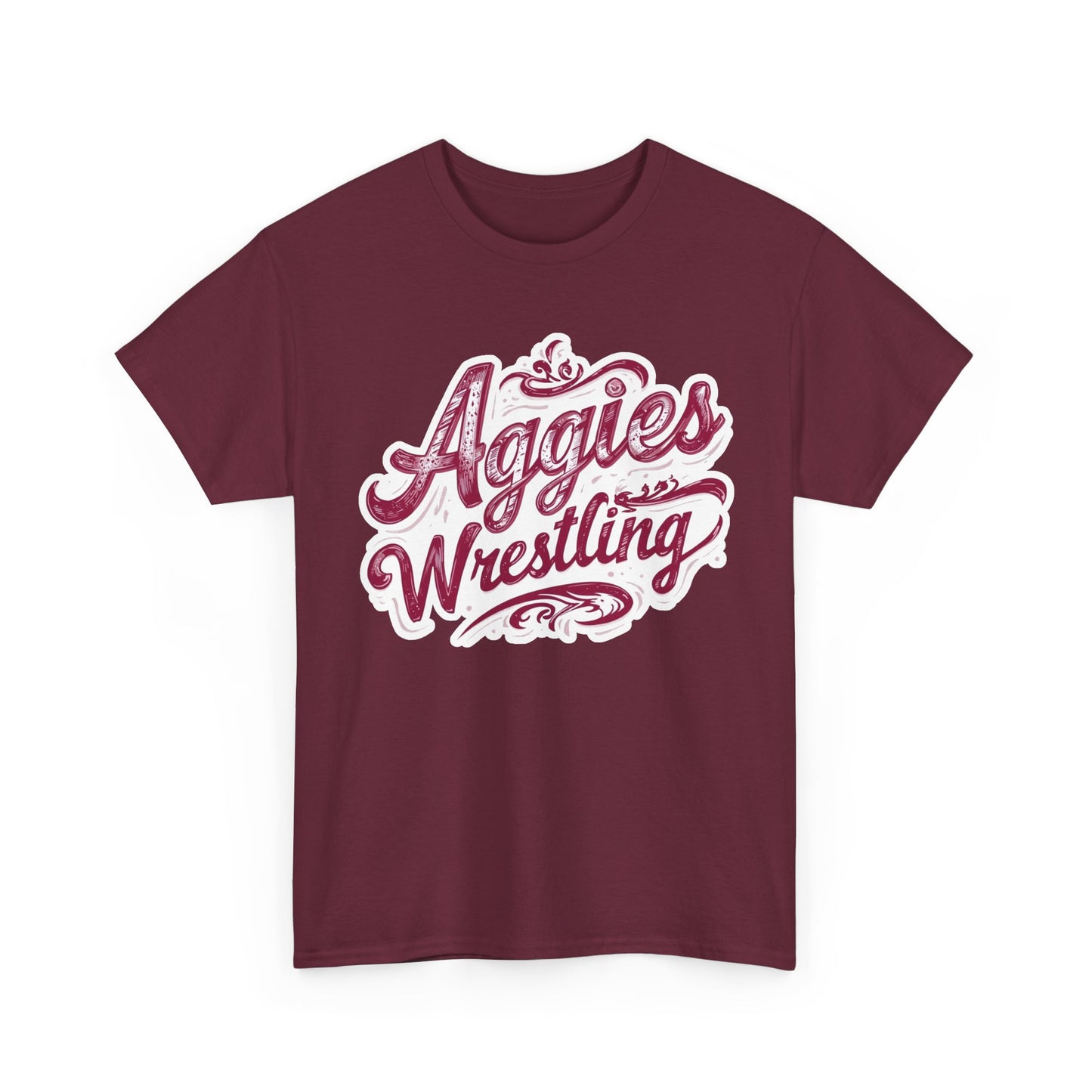 Adult Tee \ Hamilton Aggies Wrestling \ HAWG2