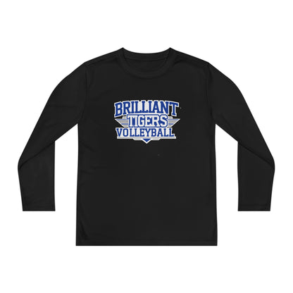 Youth Long Sleeve Tee \ Brilliant Tigers Volleyball \ BTV2