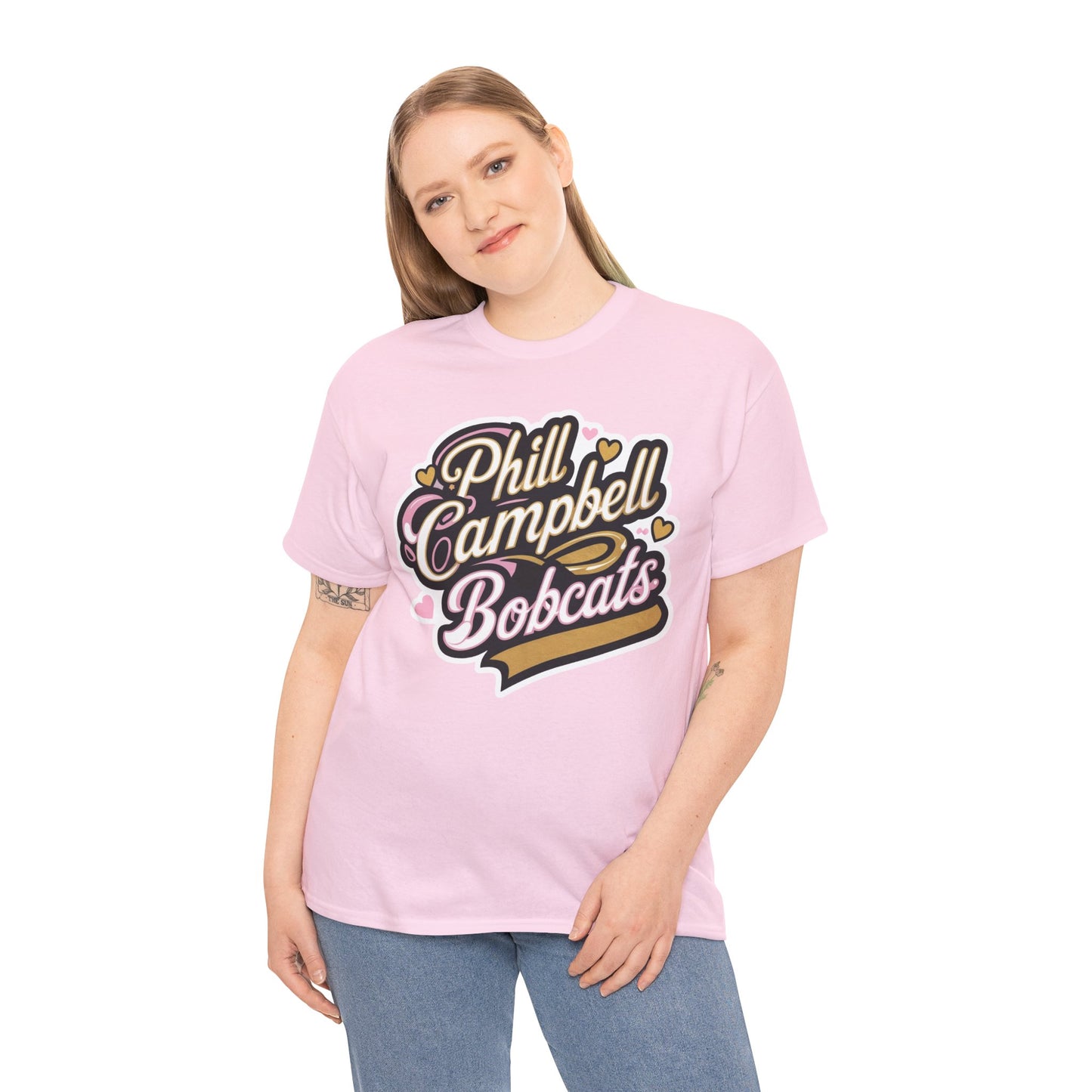Adult Tee \ Phill Campbell Bobcats \ PCBG1