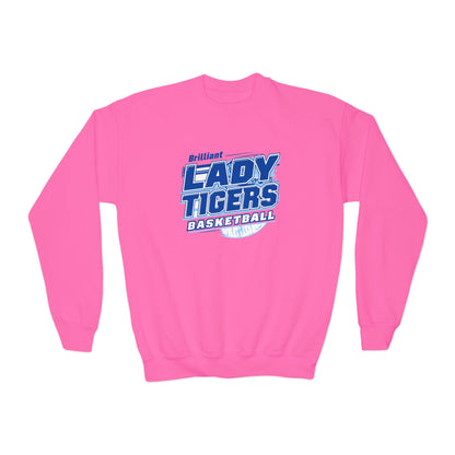 Youth Crewneck Sweatshirt \ Brilliant Tigers Basketball \ BTBKG2