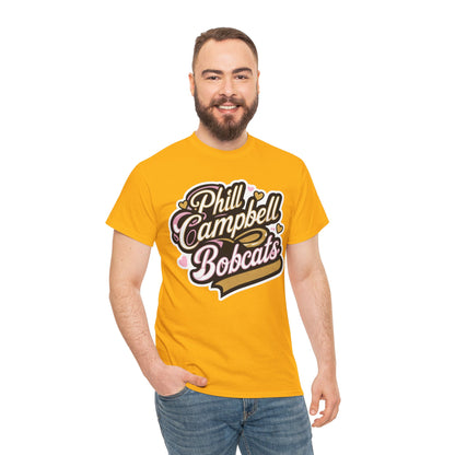 Adult Tee \ Phill Campbell Bobcats \ PCBG1