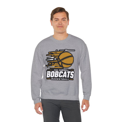 Adult Crewneck Sweatshirt \ Phil Campbell Bobcats Basketball \ PCBBK2