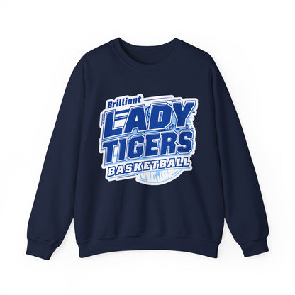 Adult Crewneck Sweatshirt \ Brilliant Tigers Basketball \ BTBKG2