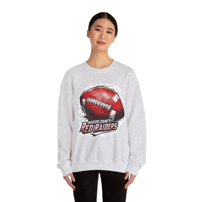 Adult Crewneck Sweatshirt \ Marion County Red Raiders Football \ MCF1