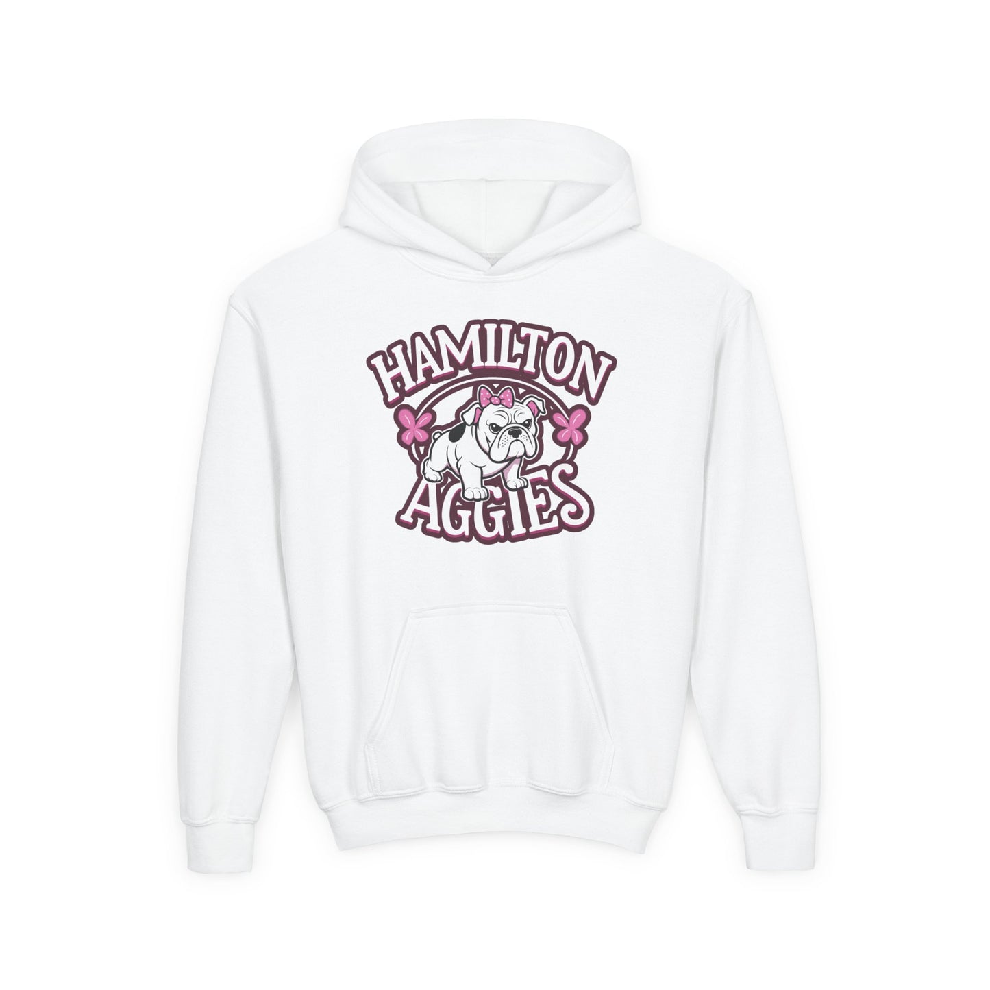 Youth Hooded Sweatshirt \ Hamilton Aggies \ HAG4