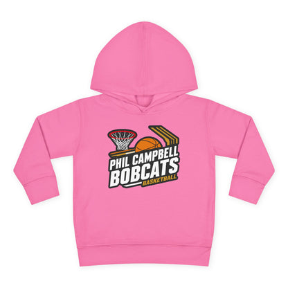 Toddler Hoodie Sweatshirt \ Phil Campbell Bobcats Basketball \ PCBBK1